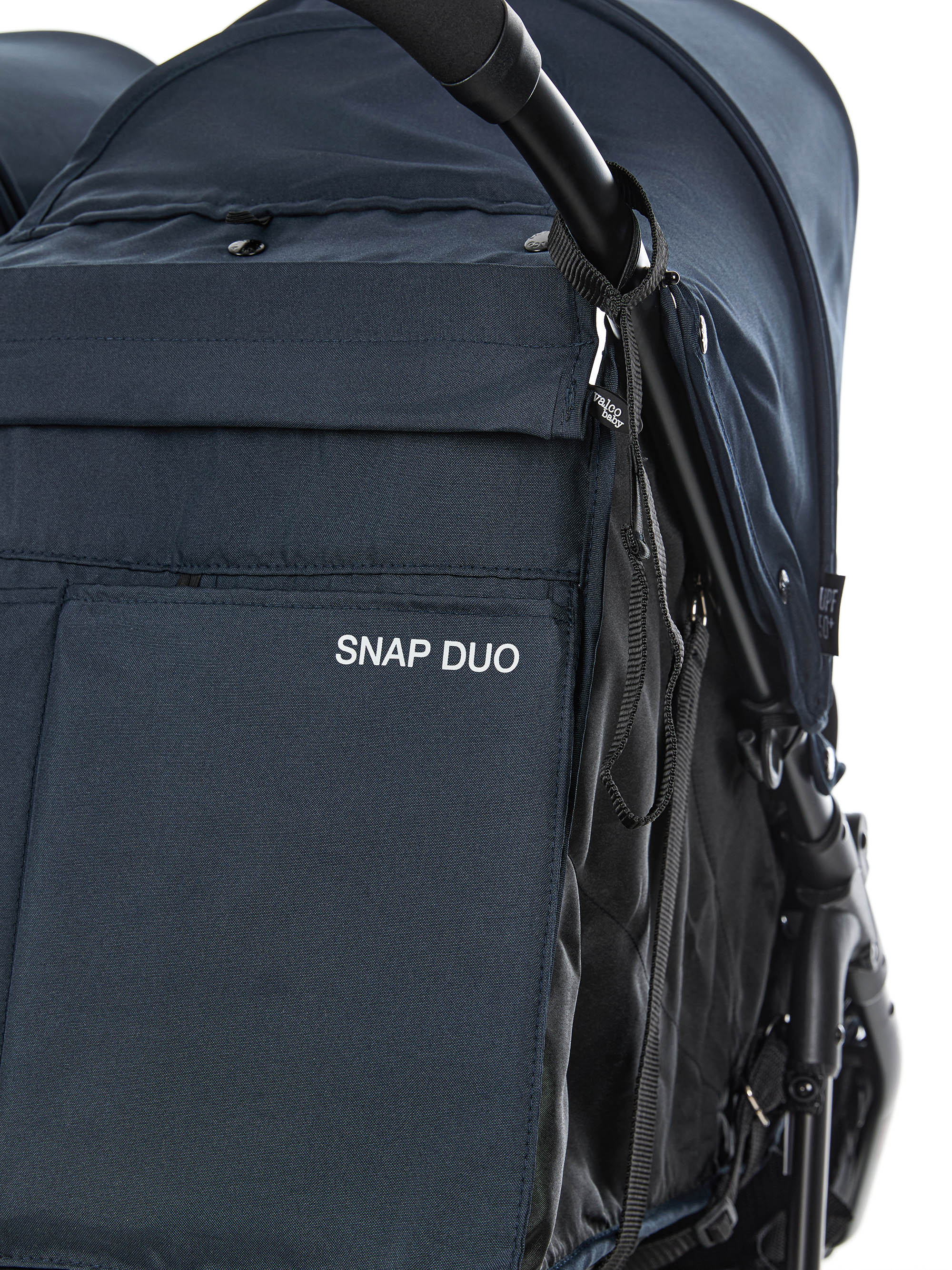 Коляска прогулочная для двойни Valco baby Snap Duo Flatt Matt синий - фото 18