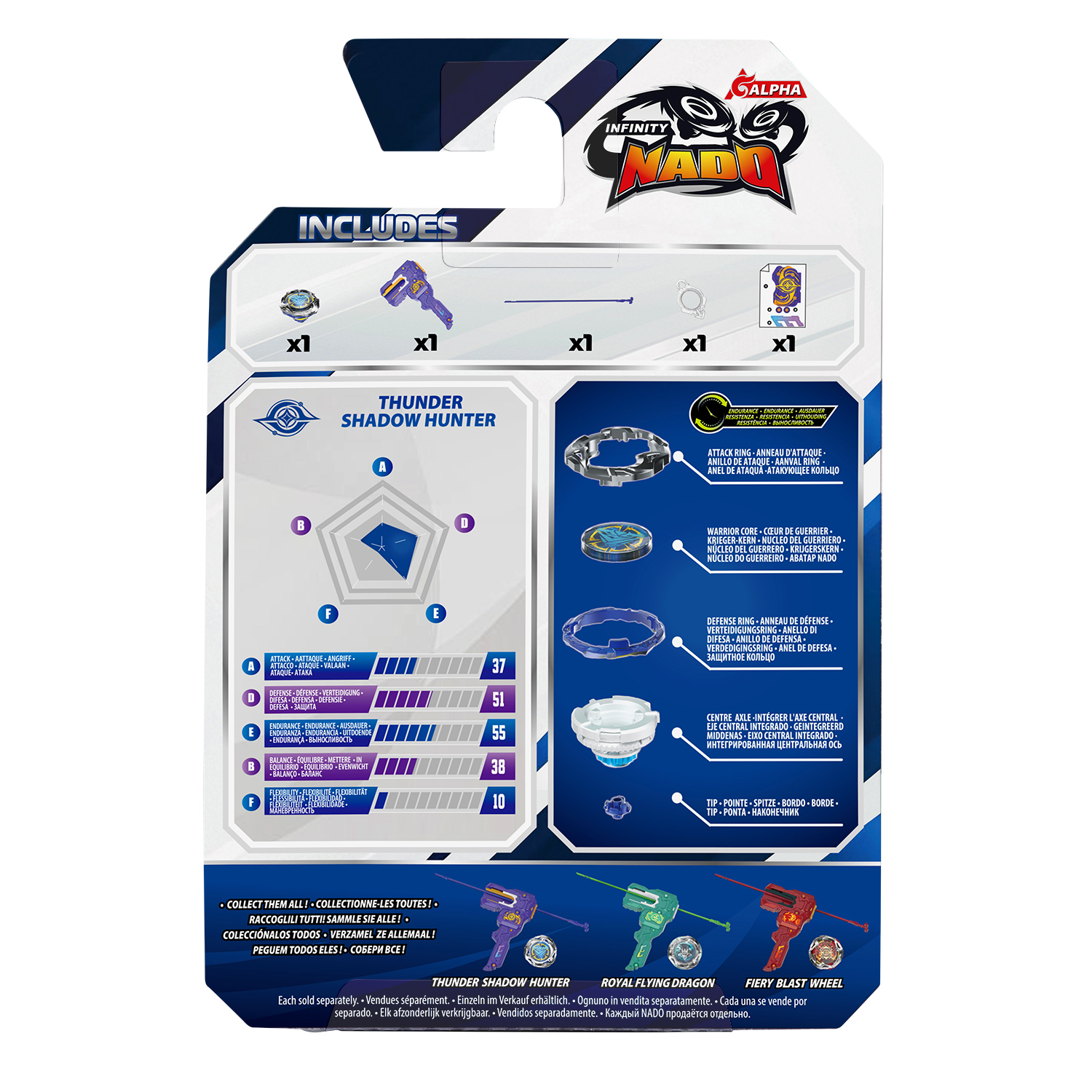 Игровой набор Infinity Nado Fiery Blast Wheel - фото 4
