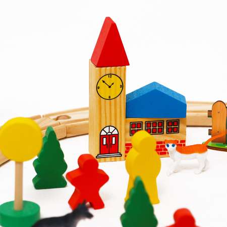 Набор железнодорожный GOOD WOOD