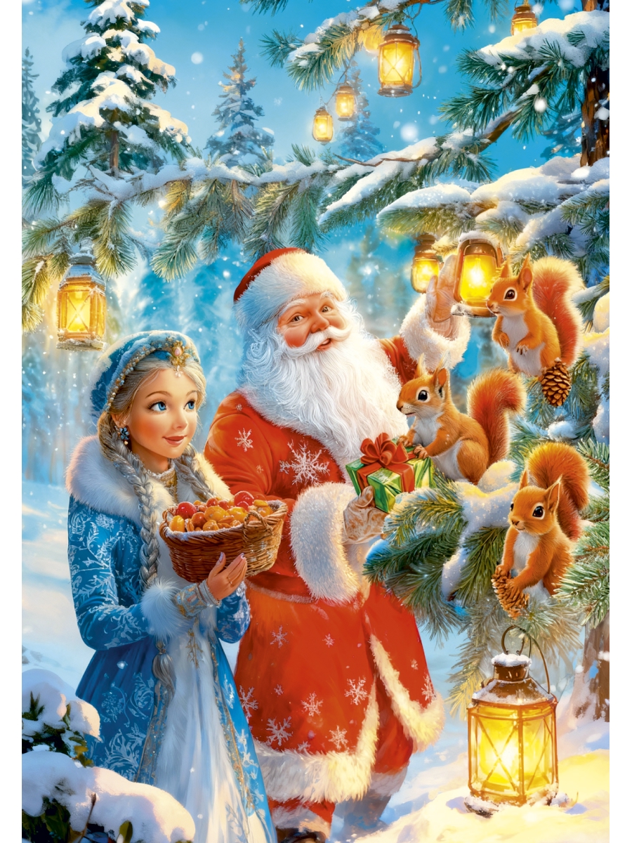 Блокнот Prof-Press Новогодние открытки 32 лист. - фото 18