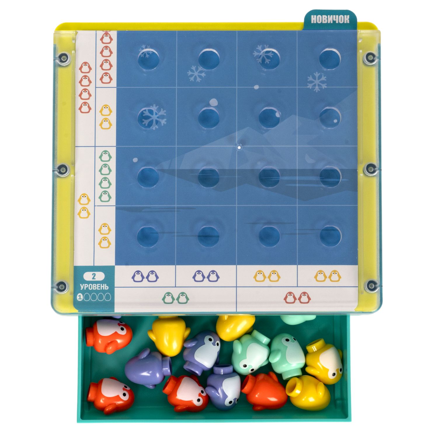 Настольная игра Bondibon Смекалочка Цветные пингвины - фото 6