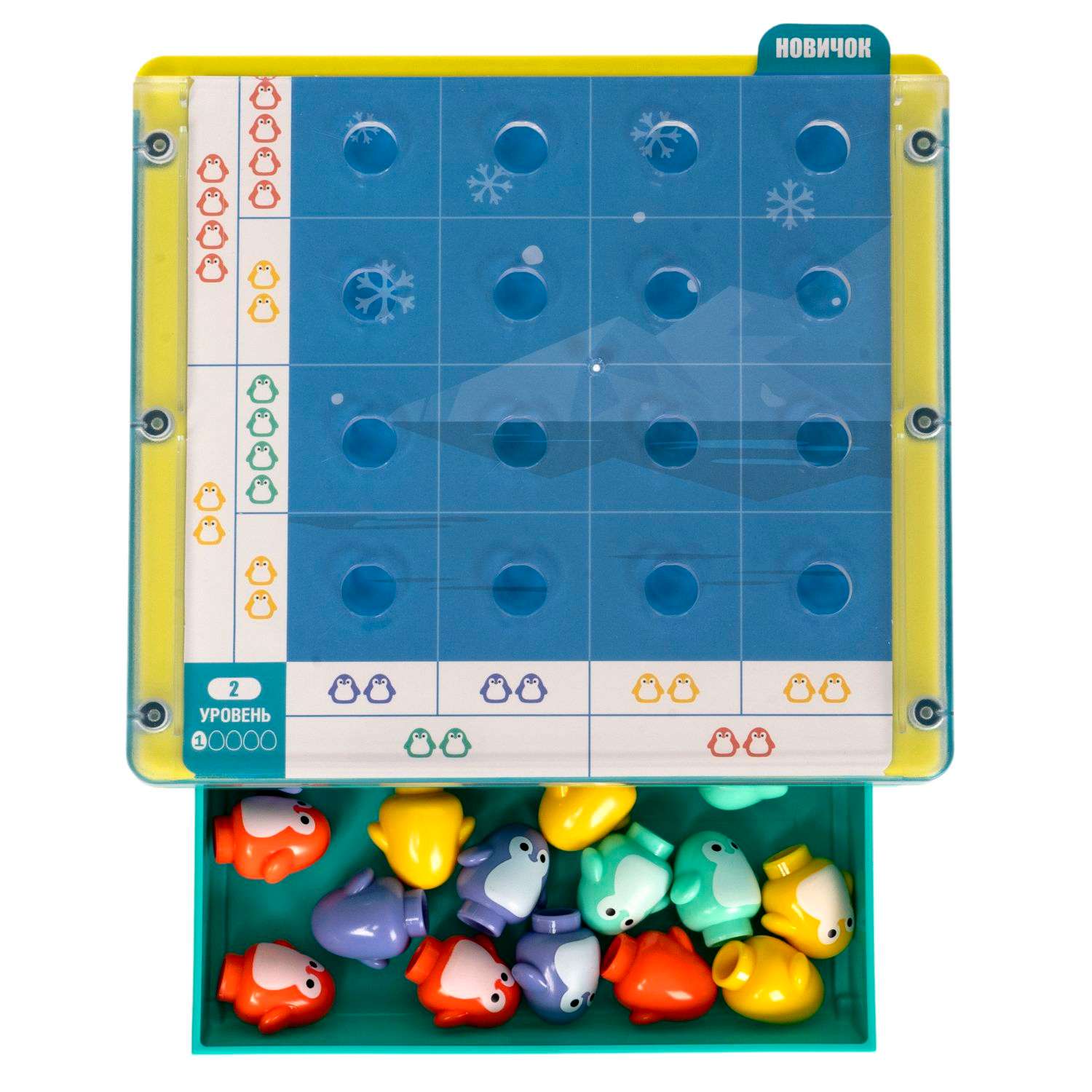 Настольная игра Bondibon Смекалочка Цветные пингвины - фото 6