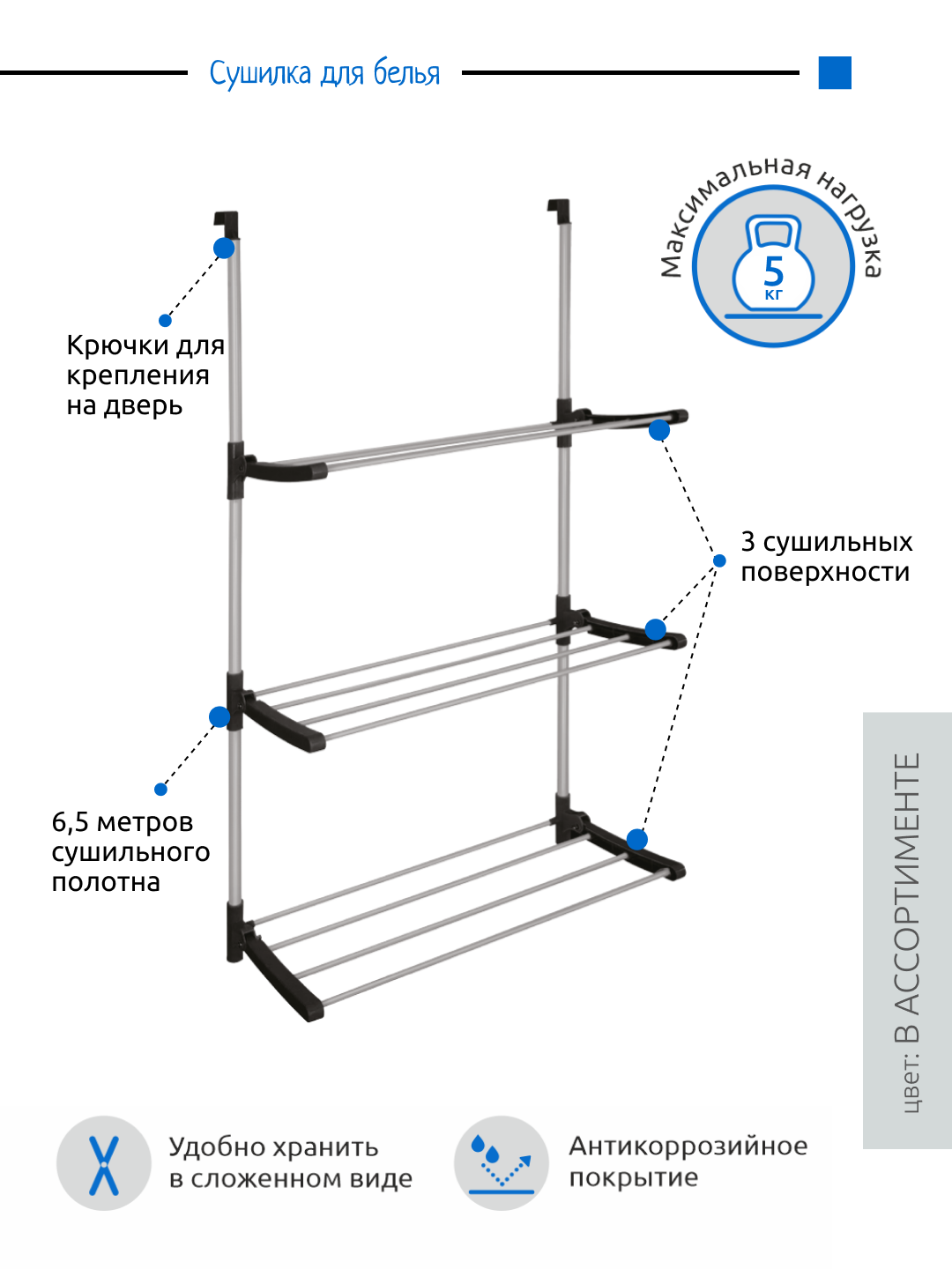 Сушилка для белья InHome - фото 2