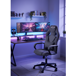 Компьютерное кресло TETCHAIR флок/ткань, серый/серый