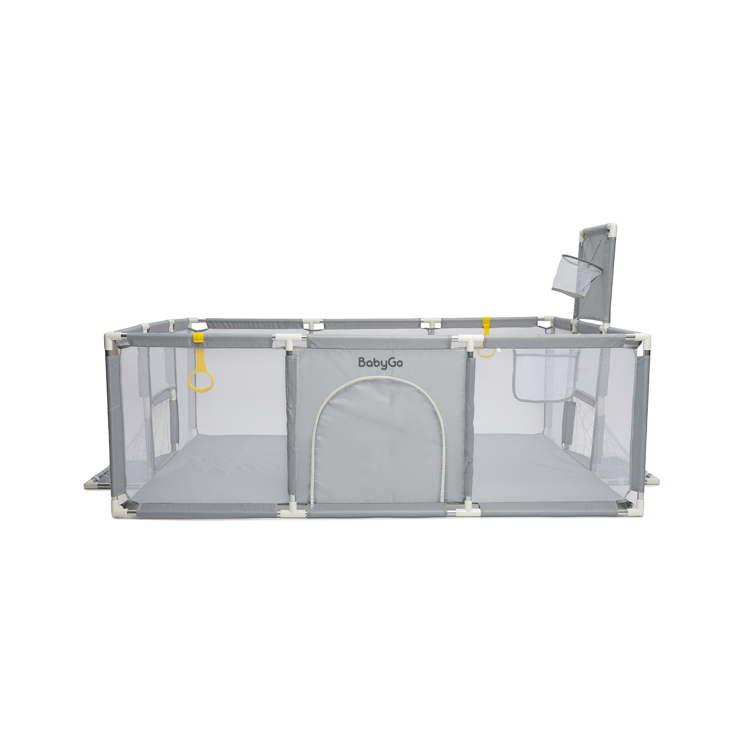 Манеж BabyGo Play Free серый CE-2099A - фото 14