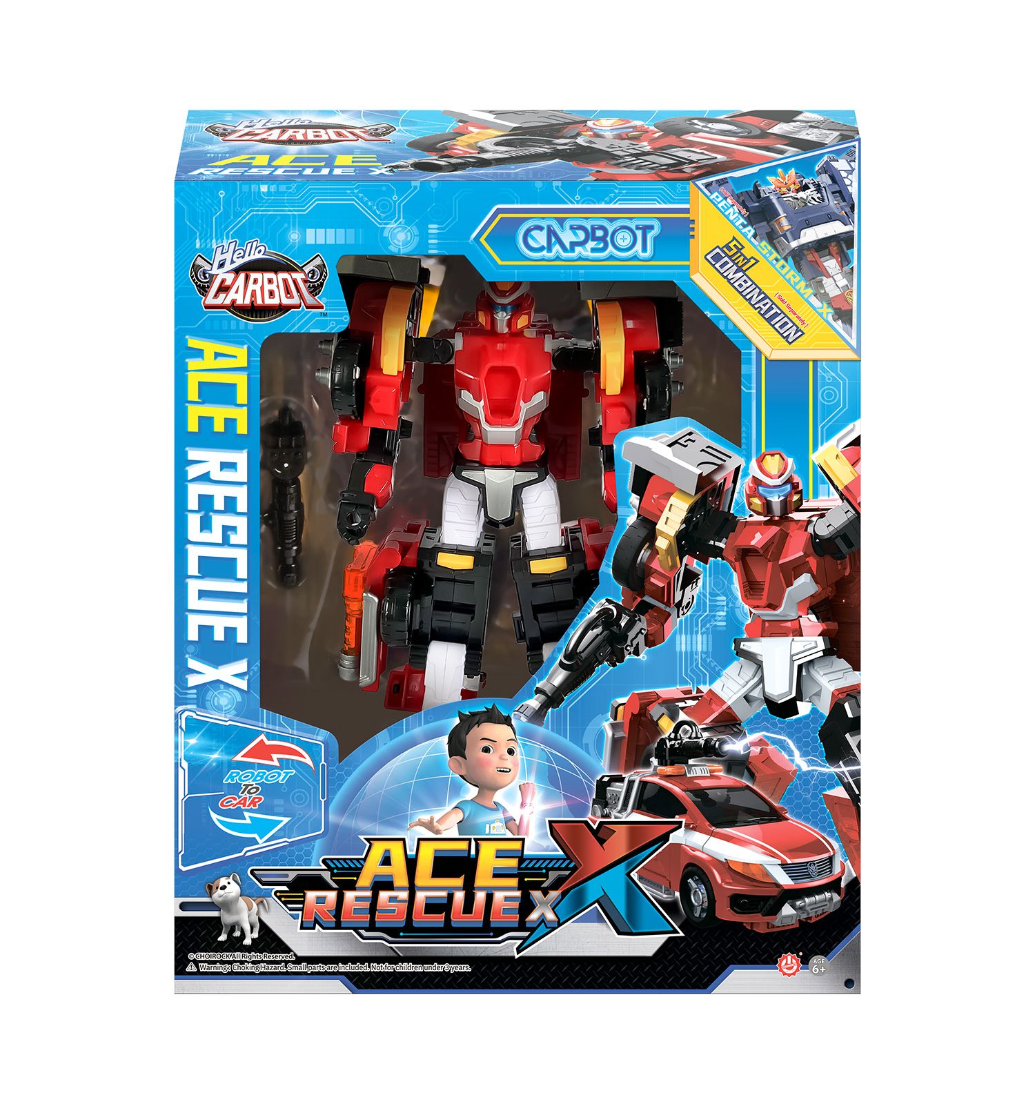 Фигурка Hello Carbot Ace Rescue X - фото 15