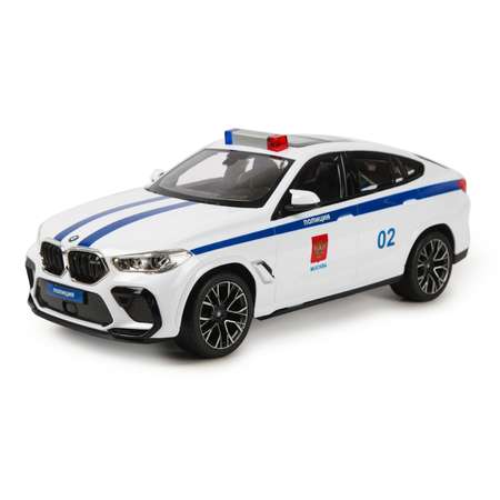 Машина Rastar РУ 1:14 BMW X6 Police Белая 99200P