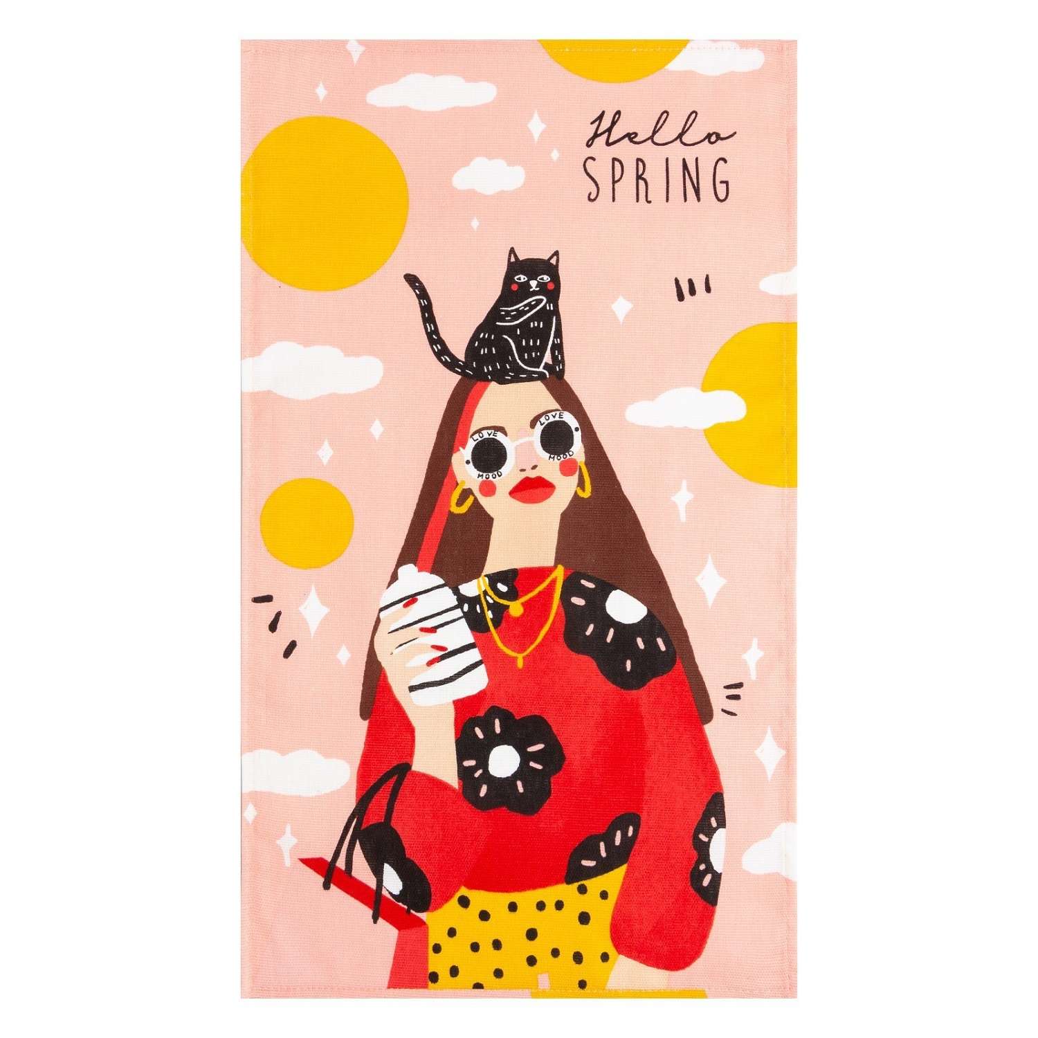 Полотенце Доляна Hello spring 35 x 60 см - фото 1