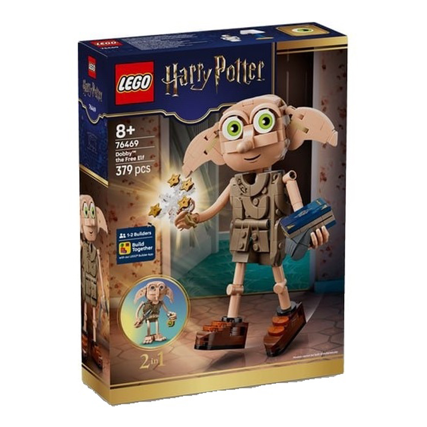 Конструктор LEGO Harry Potter Свободный эльф Добби 379 дет. - фото 11