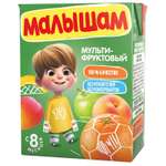 Нектар Малышам мультифрукт неосветленный 0.2л с 8месяцев