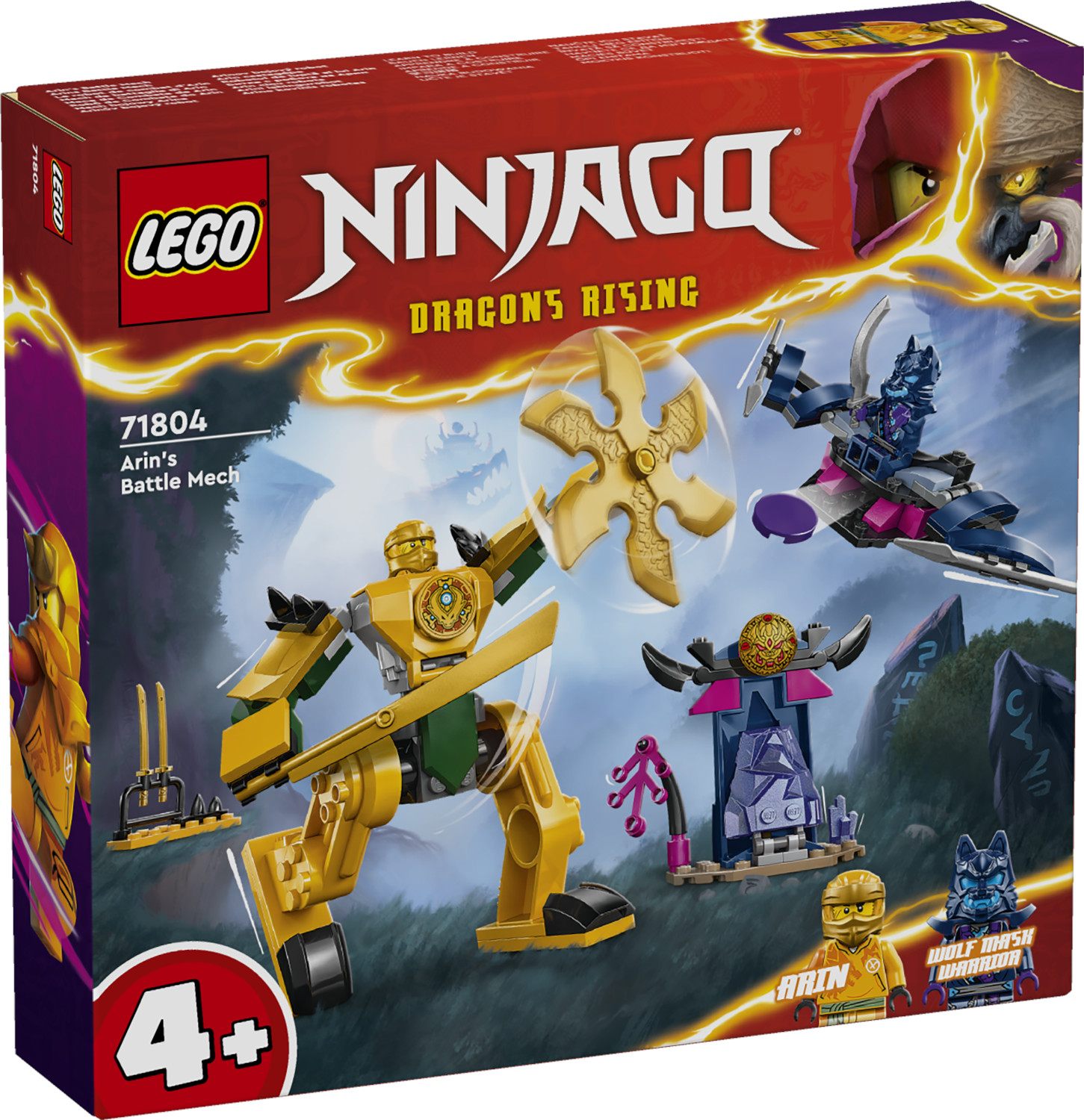 Конструктор LEGO NINJAGO Боевой робот Арина 104 дет. - фото 4