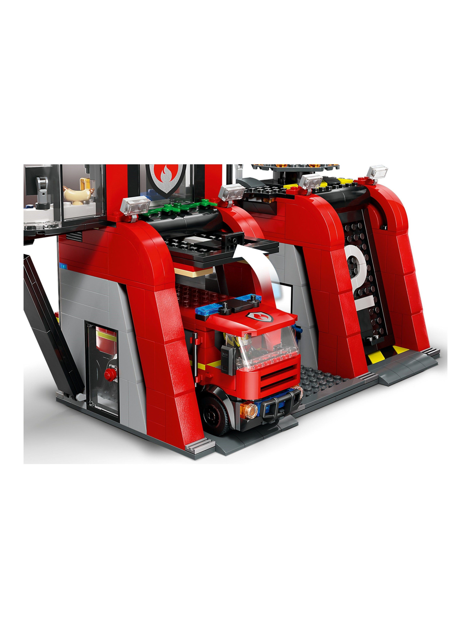 Конструктор LEGO City Пожарная часть с машиной 843 дет. - фото 5