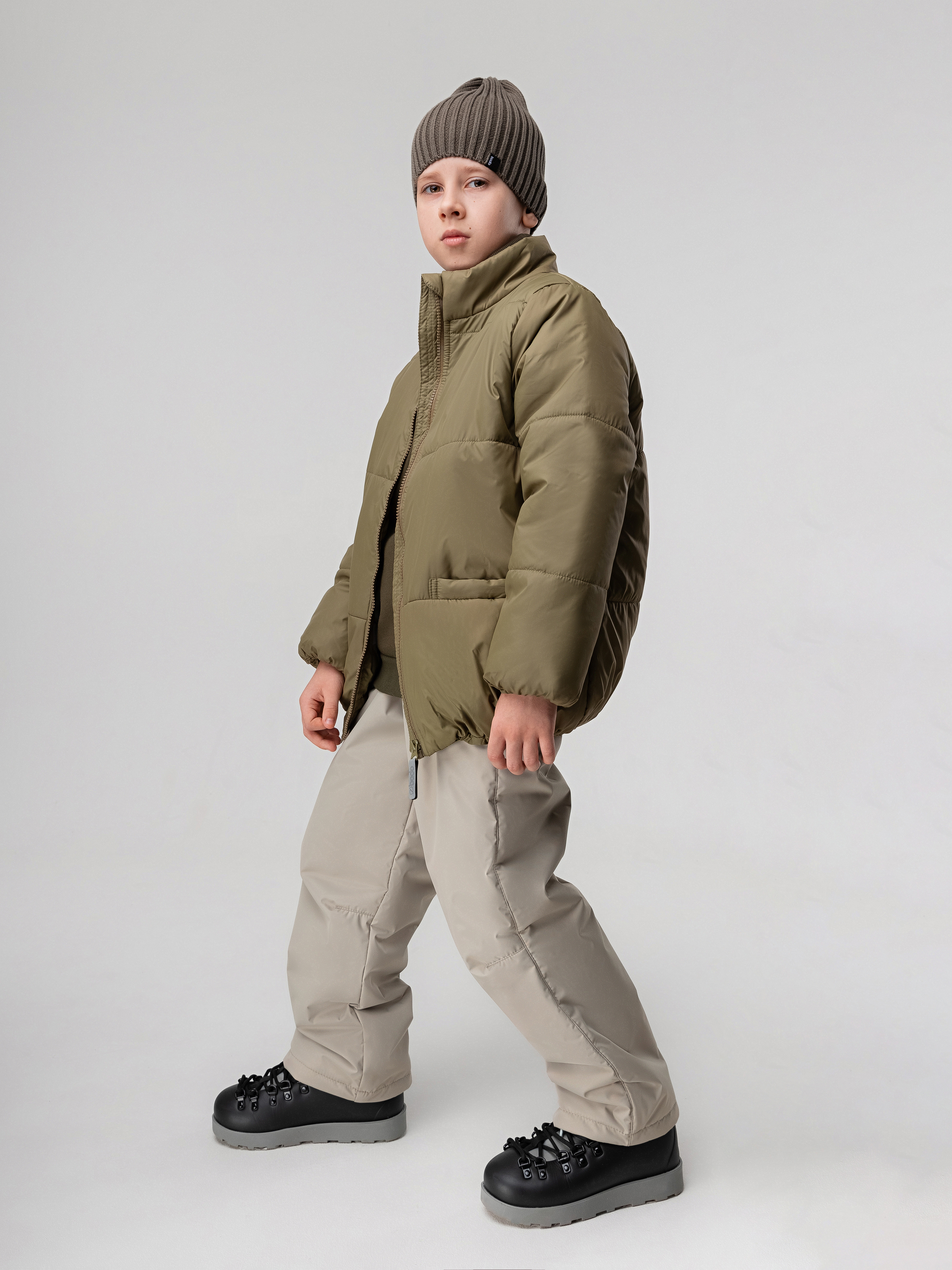 Брюки Bodo 33-49МU_серо-бежевый - фото 3