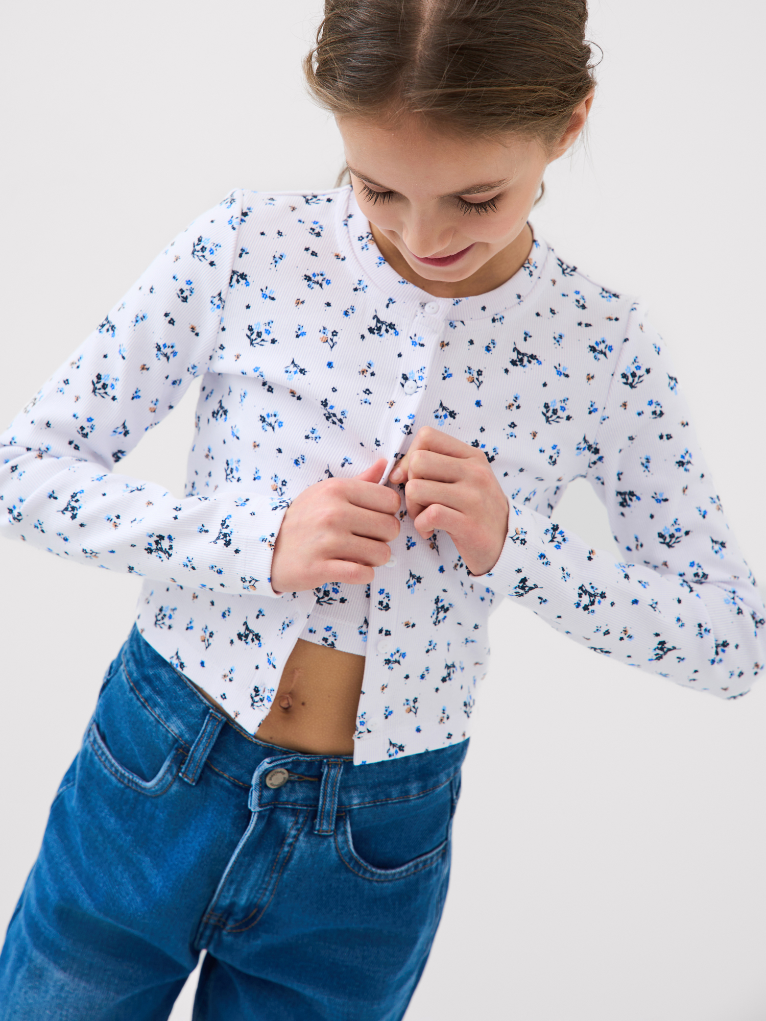 Топ и кардиган PlayToday 12621615 - фото 4