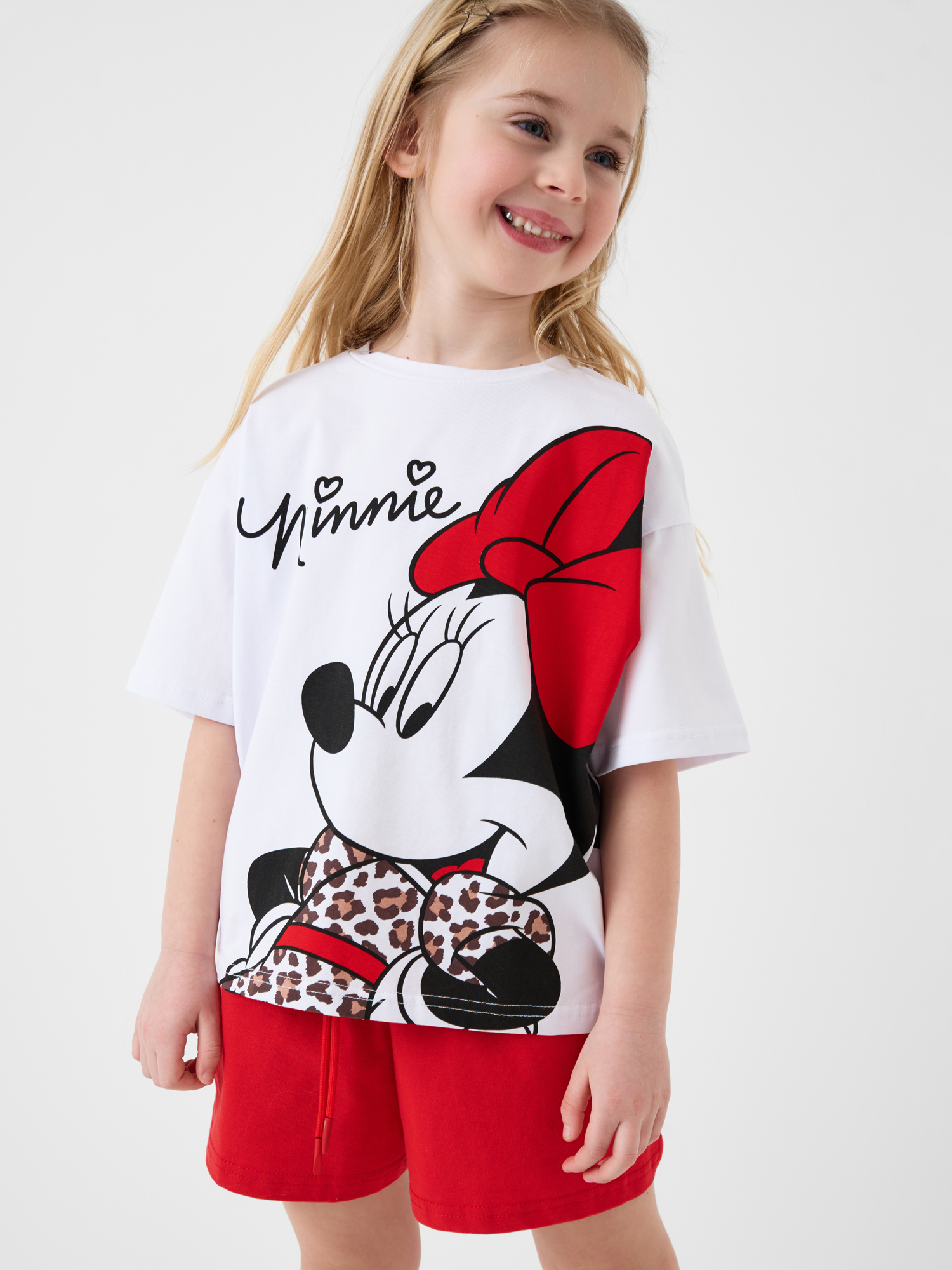 Изображение товара Футболка и шорты PlayToday Минни Маус оверсайз