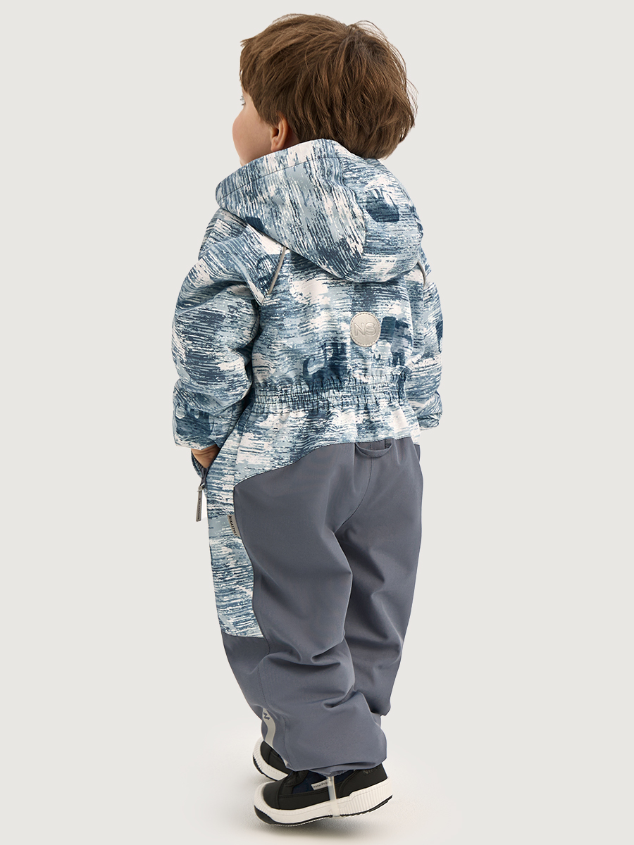 Комбинезон NIKASTYLE 8м1126 деним/серый - фото 2