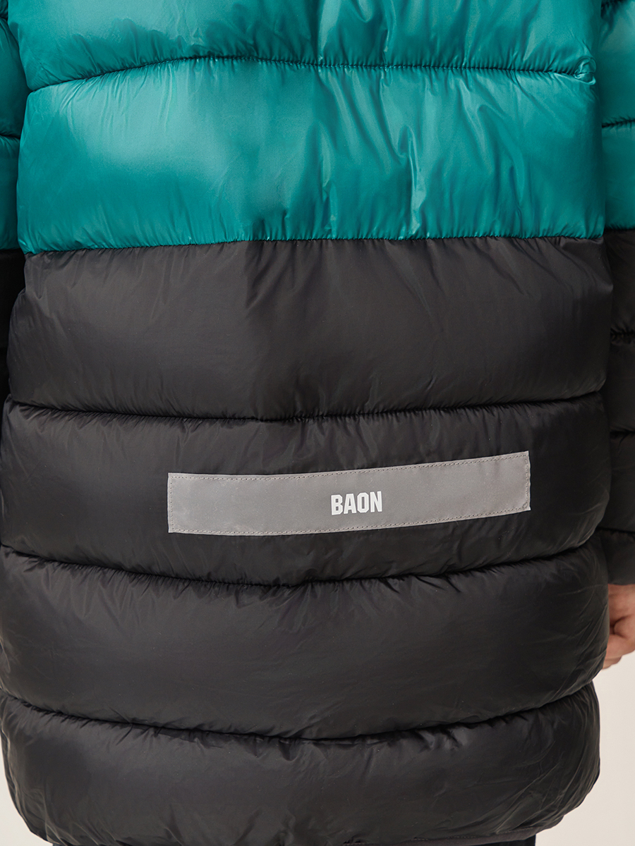 Куртка Baon BK5423504/VIRIDIAN-BLACK - фото 7