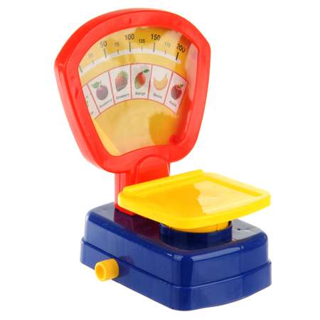 Игровой набор Veld Co тележки и корзинки, прилавок, касса, продукты