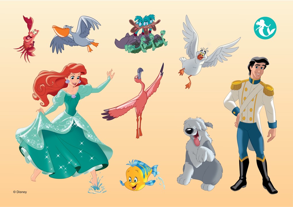 Настольная игра Disney Princess Липучки В гости к принцессам - фото 3