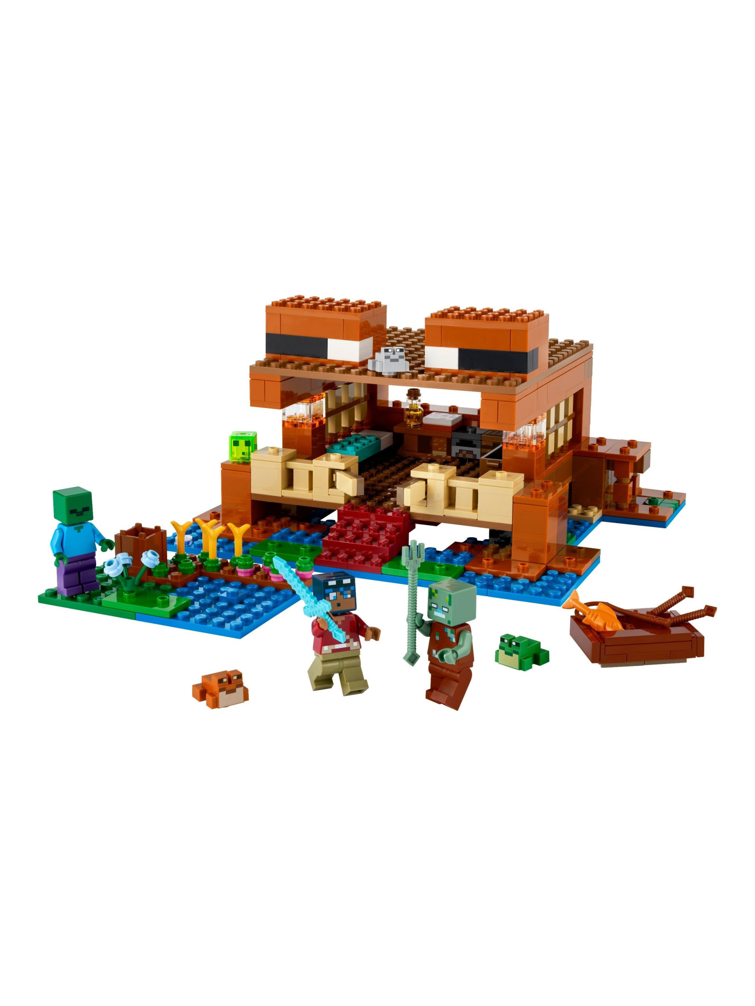 Конструктор LEGO Minecraft Лягушачий домик 400 дет. - фото 3