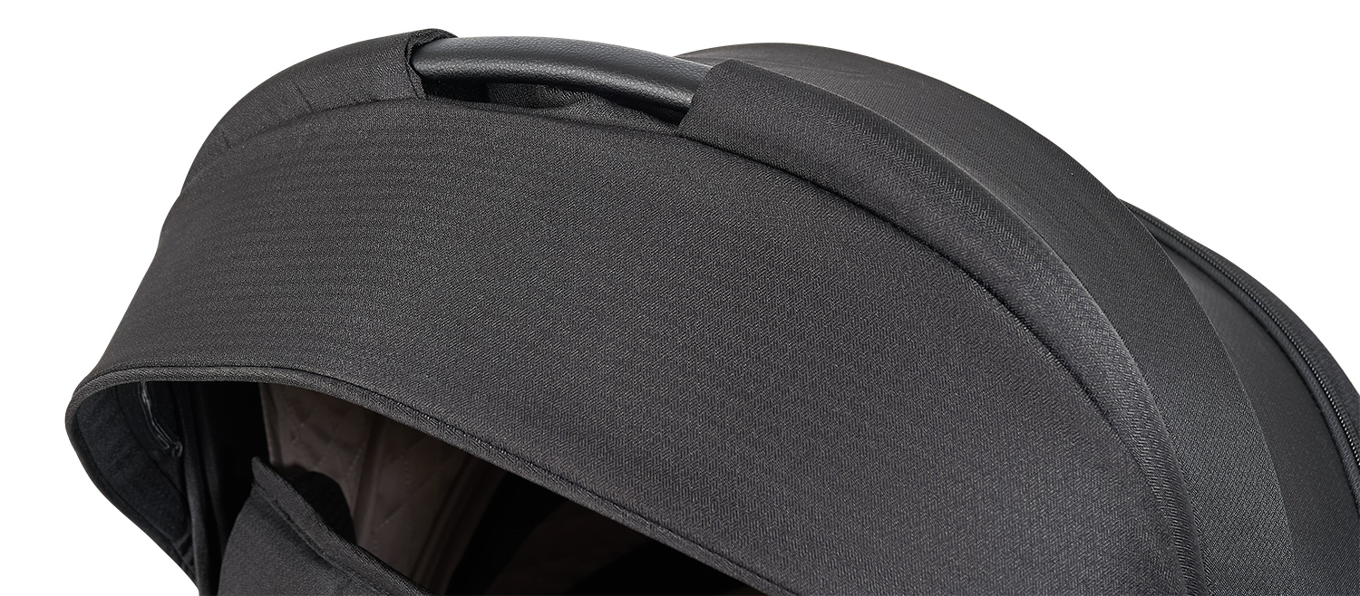 Коляска 3в1 Farfello Baby shell черный - фото 23