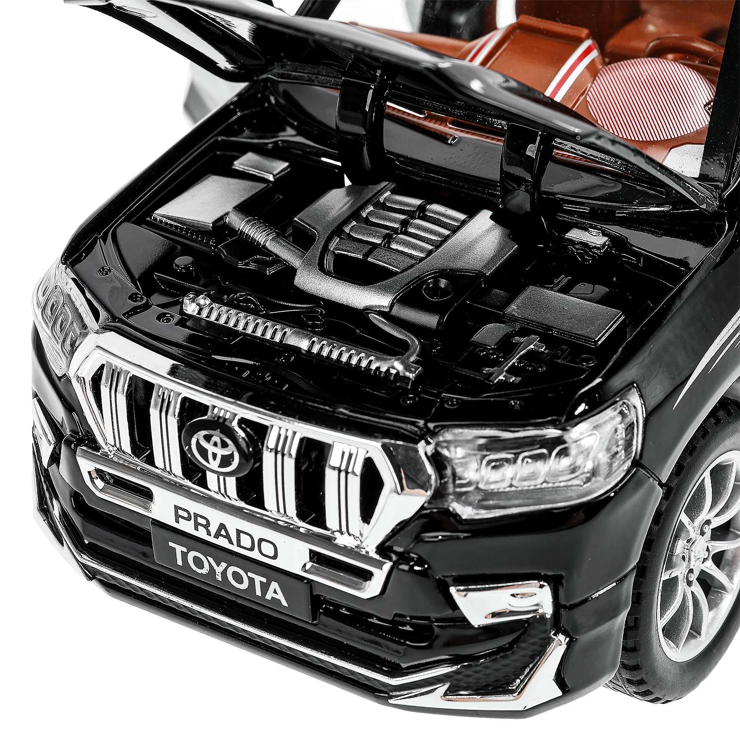 Автомобиль Технопарк Toyota 1:24 черный 384375 - фото 11