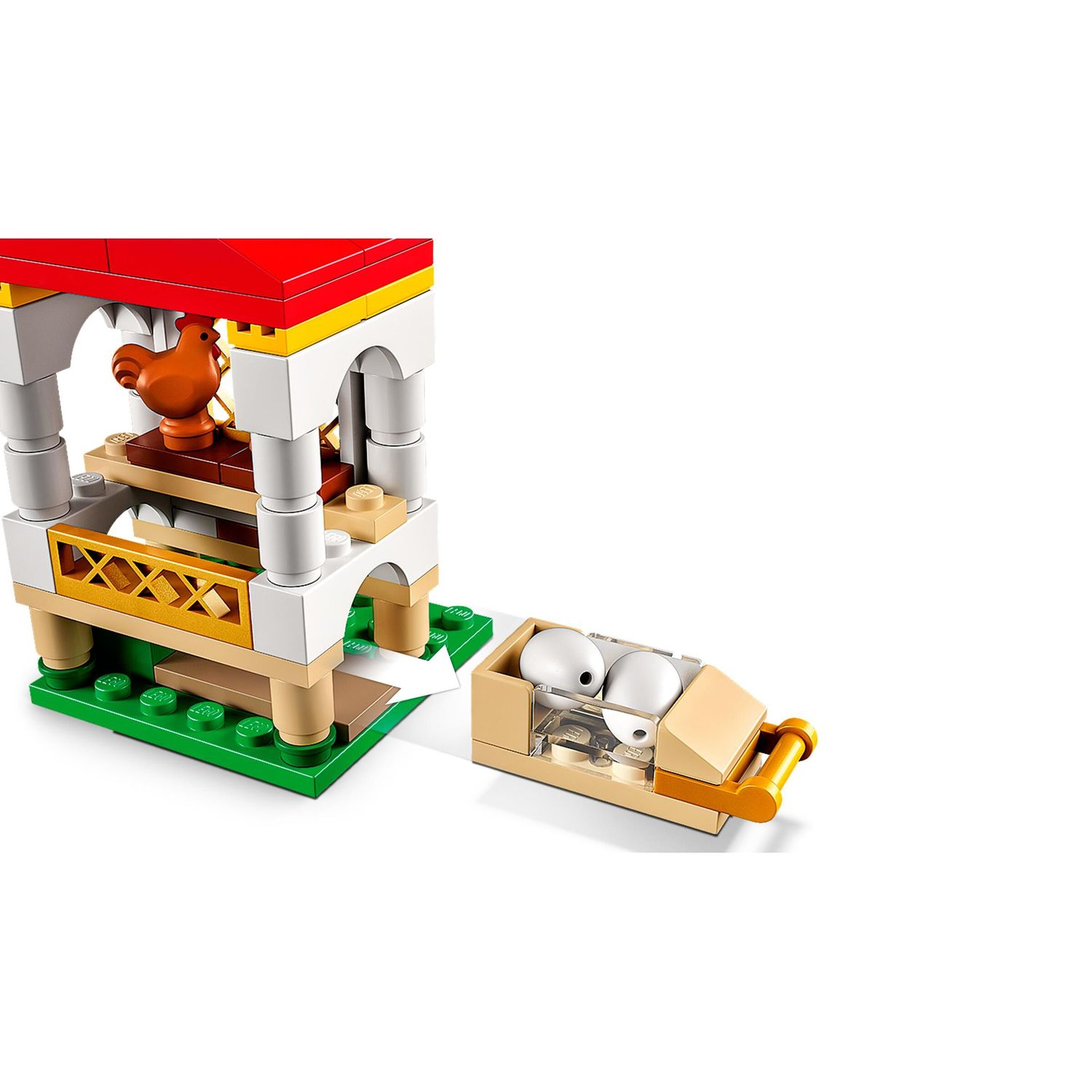 Конструктор LEGO City Chicken Henhouse 101 дет. - фото 6