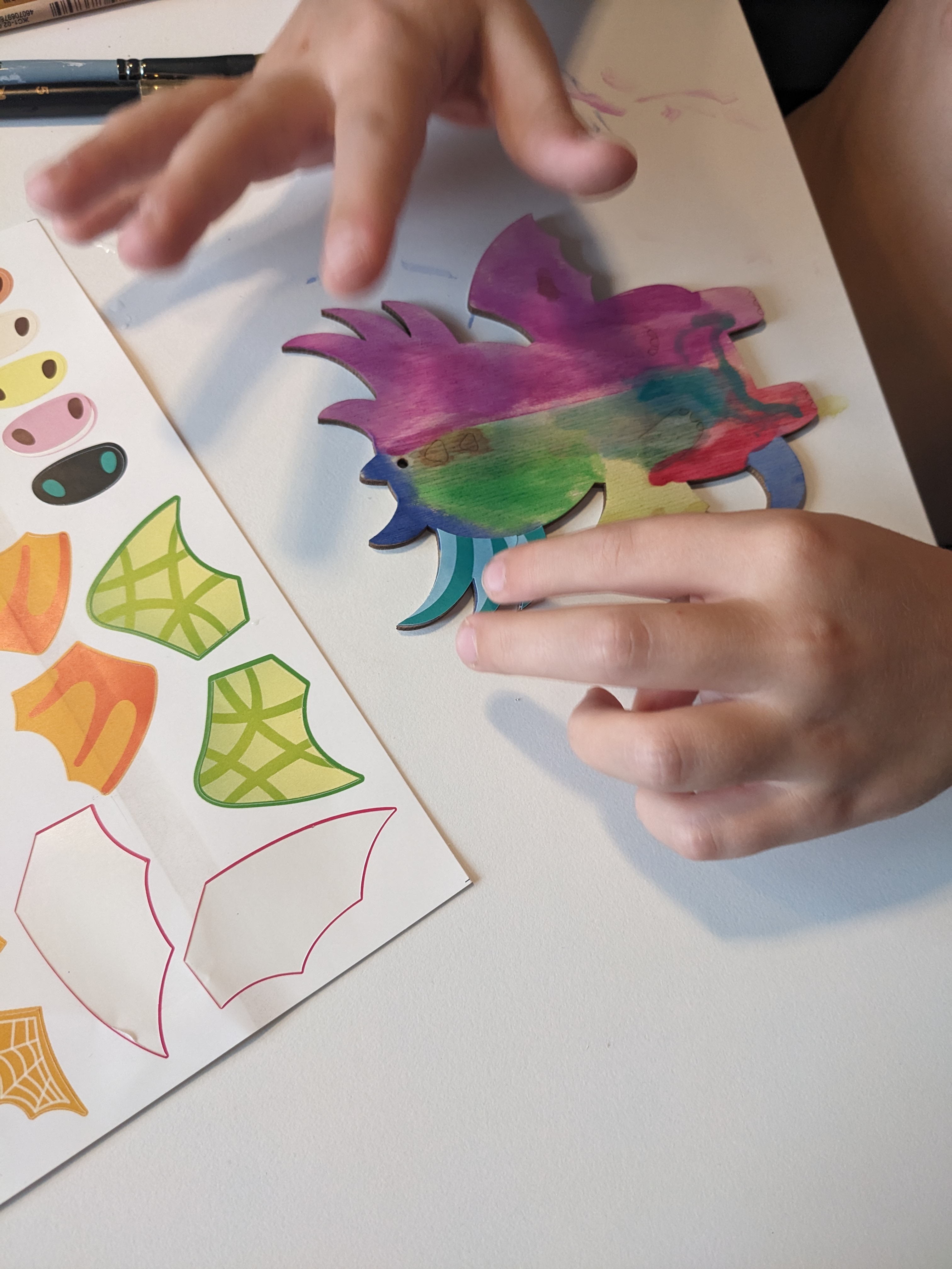 Набор для творчества HappyLine Декор Креативные дракончики роспись красками - фото 8