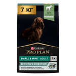 Корм сухой для собак PRO PLAN SENSITIVE DIGESTION 7 кг с ягненком для мелких пород