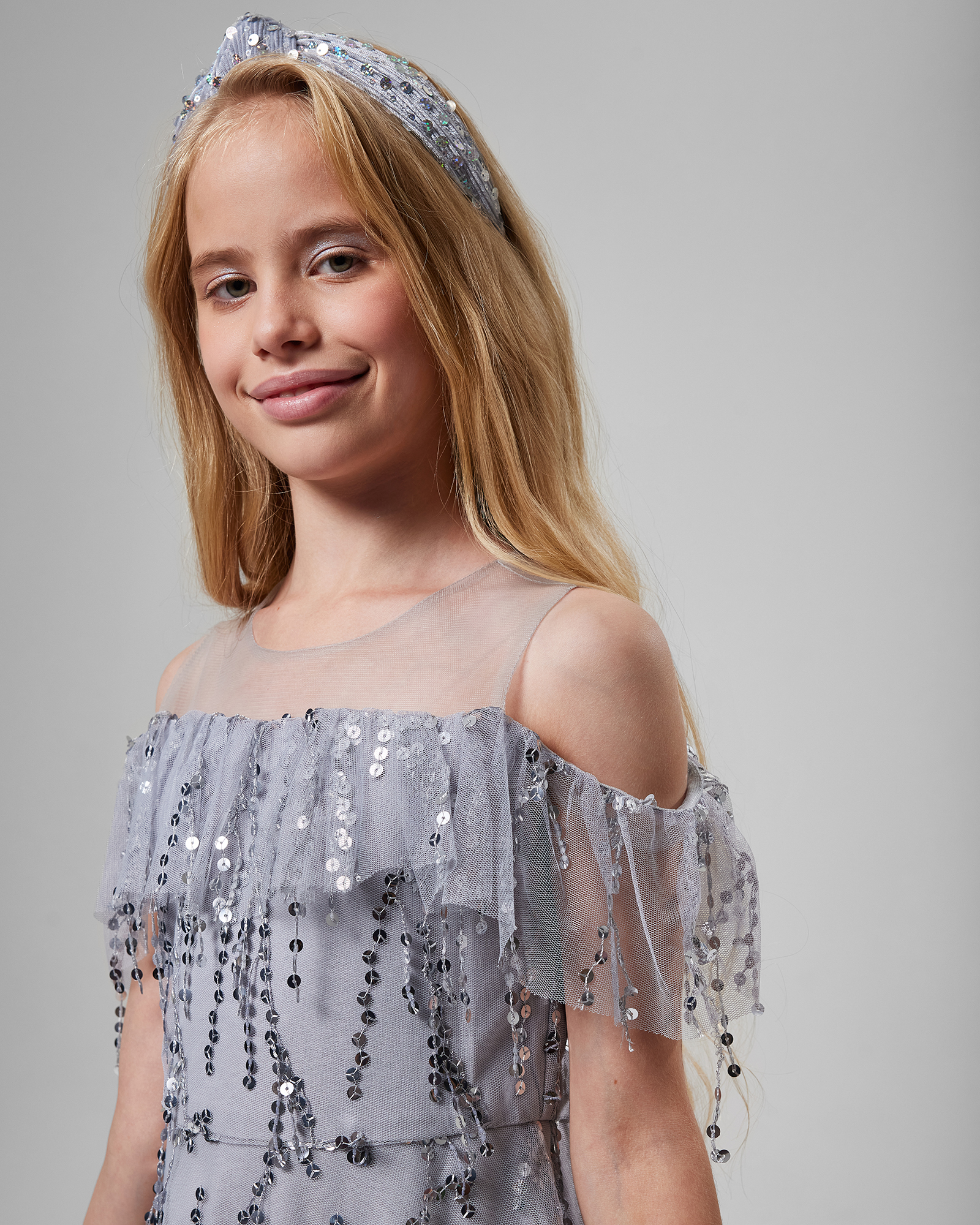 Платье Orsolini с пайетками W24OR4-NY-59tg-GG - фото 7