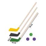 Набор для хоккея Задира клюшка детская 3 шт + шайба 3 шт