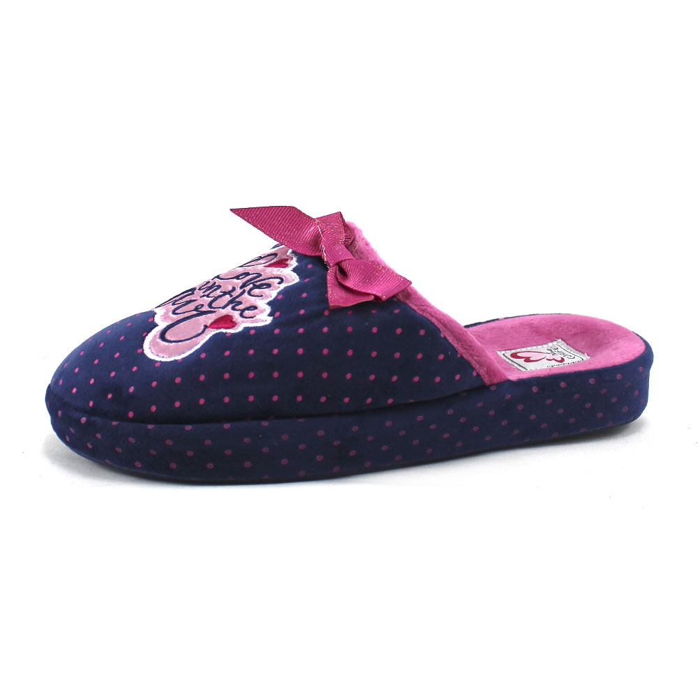 Тапочки Europen DS-31167-СВ EUROPEN Тапочки домашние,сине-розовый - фото 1