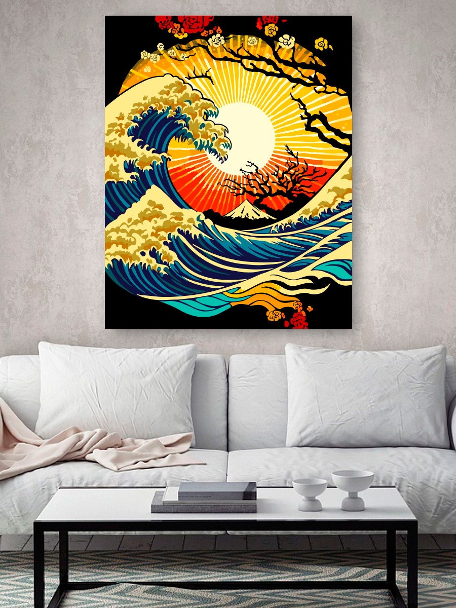 Картина по номерам Hobby Paint Волны в ассортименте - фото 3