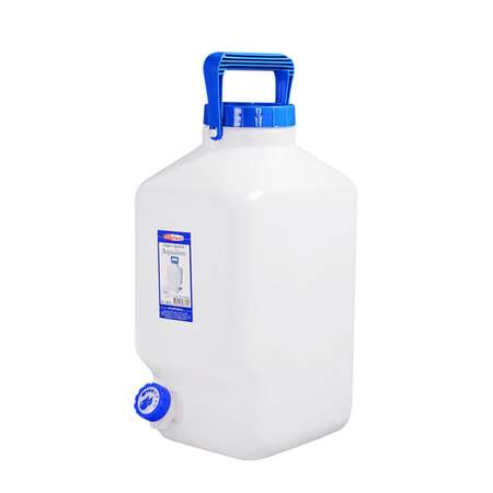 Бидон elfplast Aqualine с краном белый 10 л