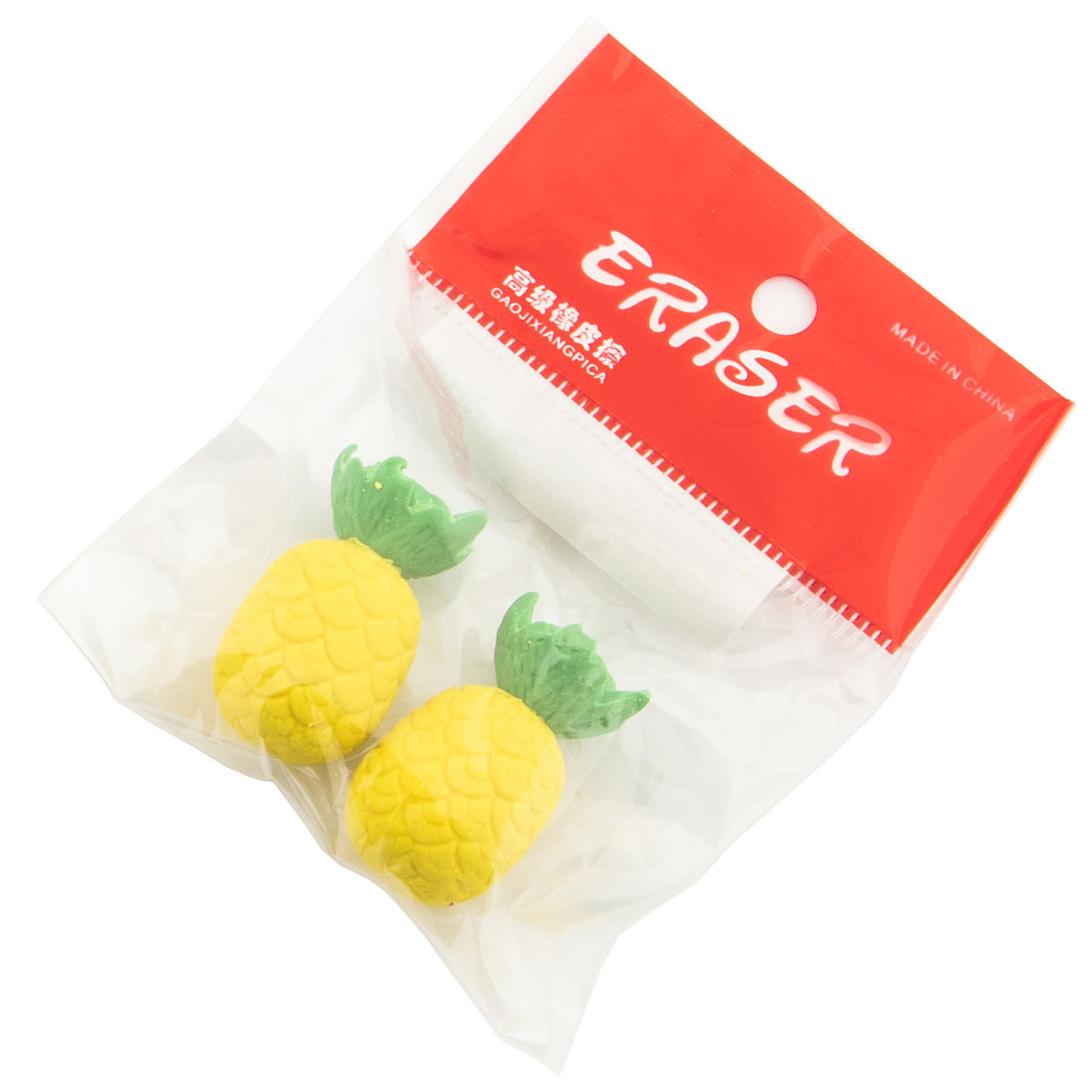 Ластик ЭВРИКА Ананас 2 шт. - фото 3