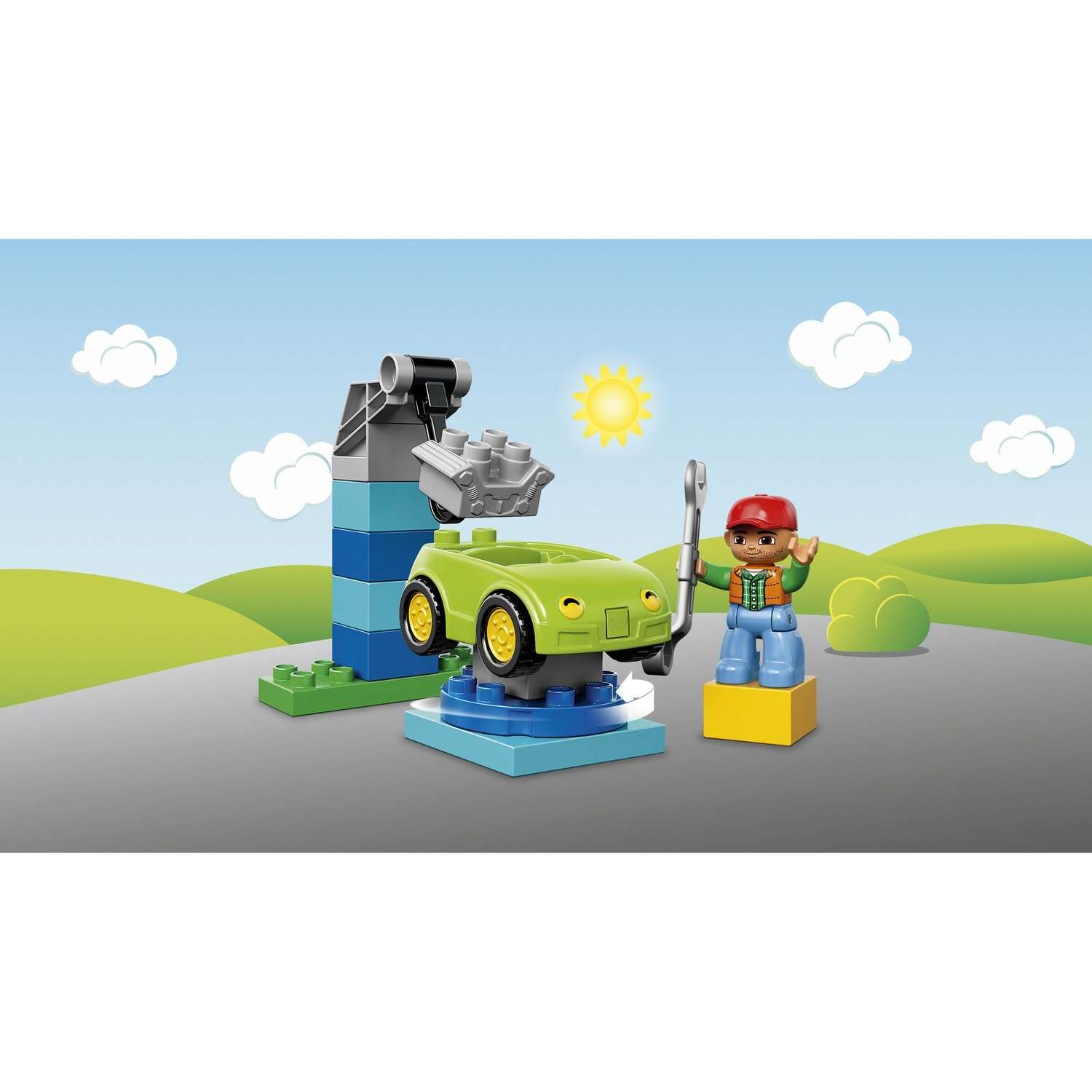 Конструктор LEGO DUPLO Буксировщик блочный - фото 5
