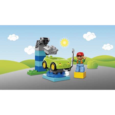Конструктор LEGO DUPLO Буксировщик блочный