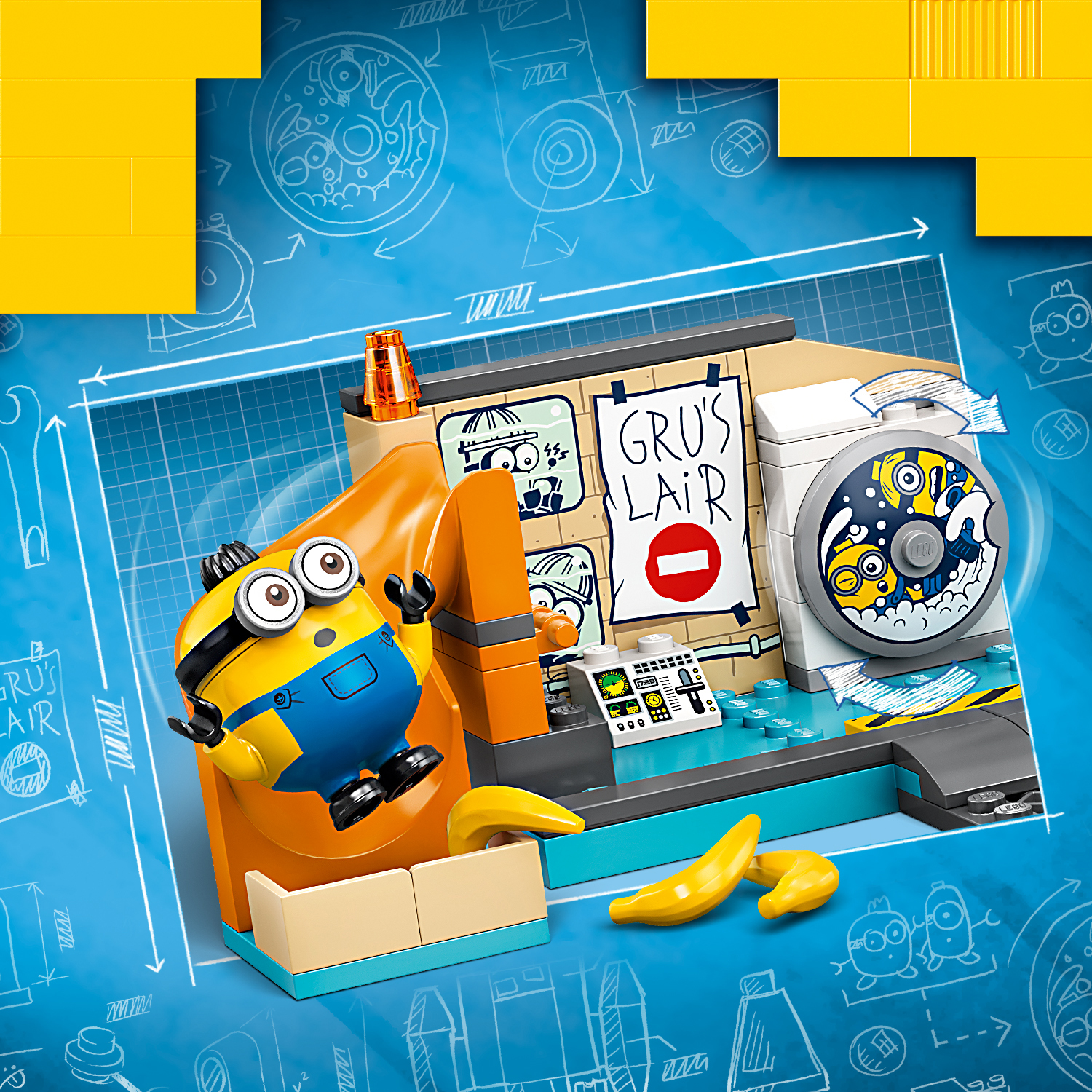 Конструктор LEGO Minions Миньоны в лаборатории Грю - фото 4