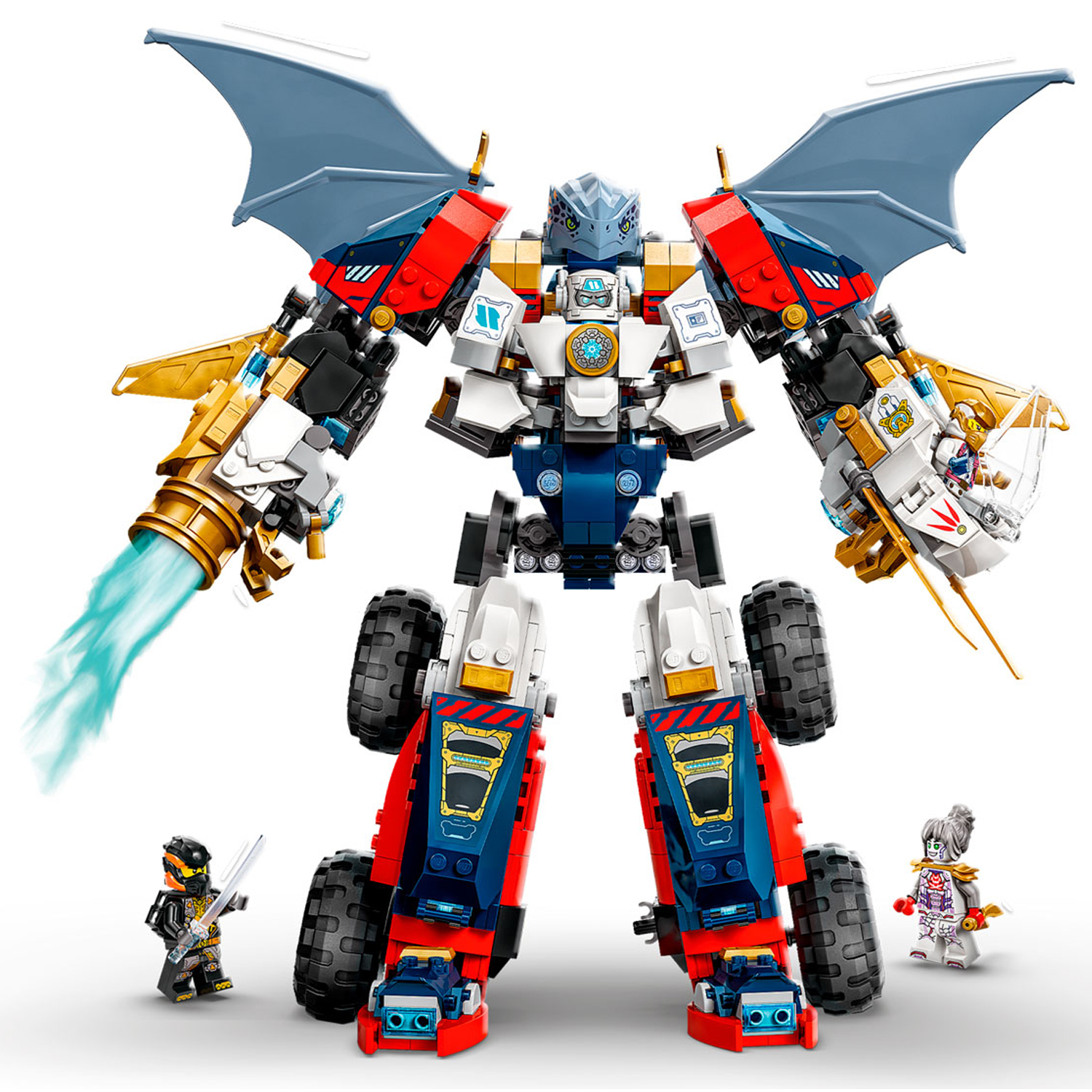 Конструктор LEGO NINJAGO Ультра комбо-робот Зейна 1187 дет. - фото 11