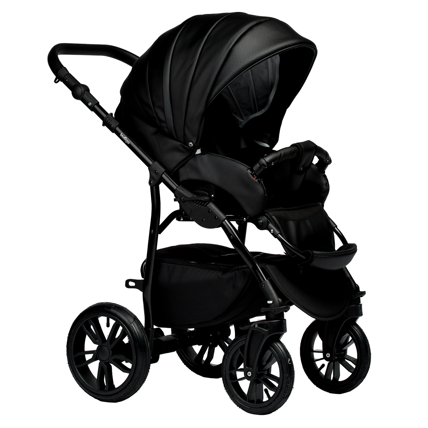 Коляска 2в1 Indigo Special 03 черный - фото 3