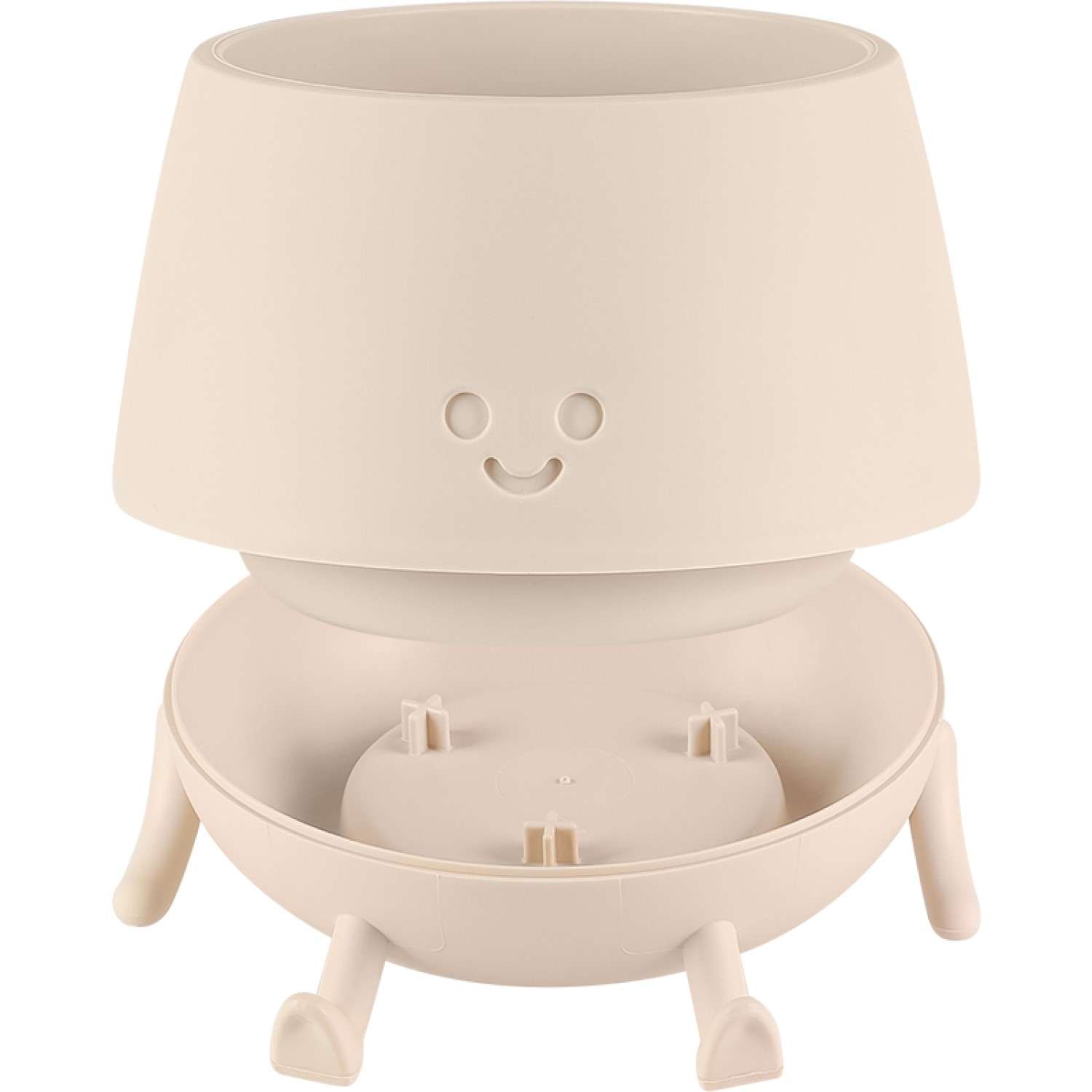 Кашпо La Decoro Мистер Грин 0.6л (Белый/Пудровый/Пралине) в ассортименте - фото 3