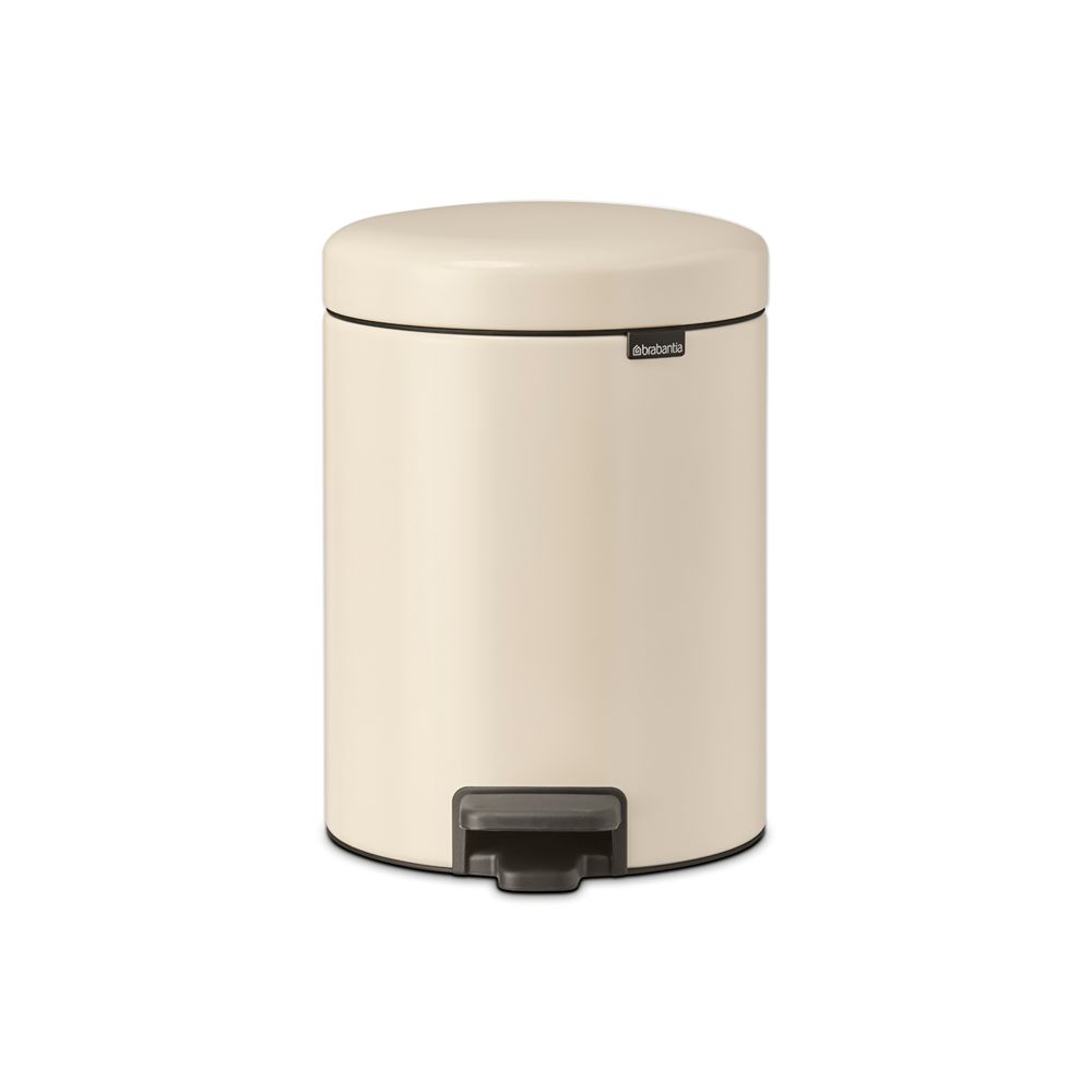 Бак мусорный Brabantia NewIcon с педалью бежевый 5л 149900 - фото 1