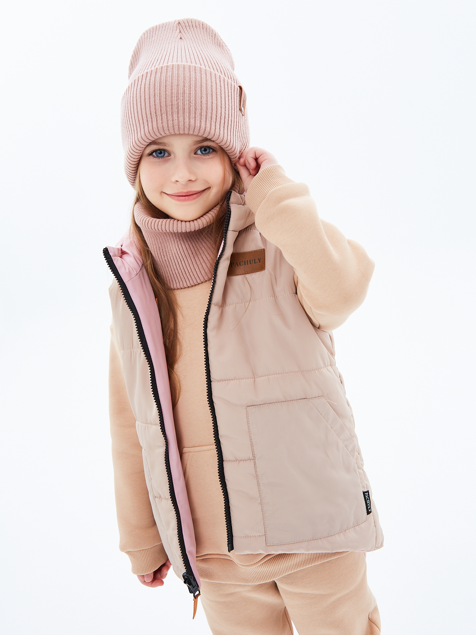 Шапка и снуд KUBRIO KU-H-72-lopataG-Coffee - фото 10