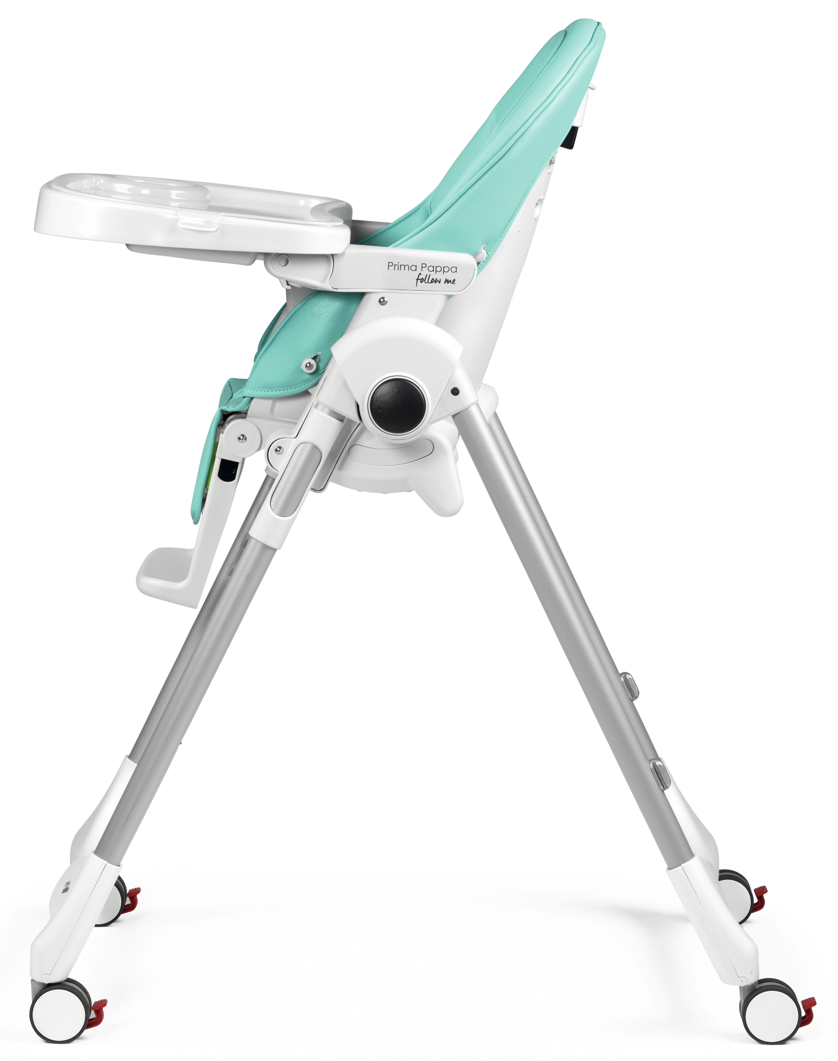 Стульчик для кормления Peg-Perego Prima Pappa Follow Me голубой - фото 4