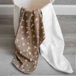 Пелёнка Mjolk Грибочки Hello Mommy трикотаж 80х80 см 2 шт.