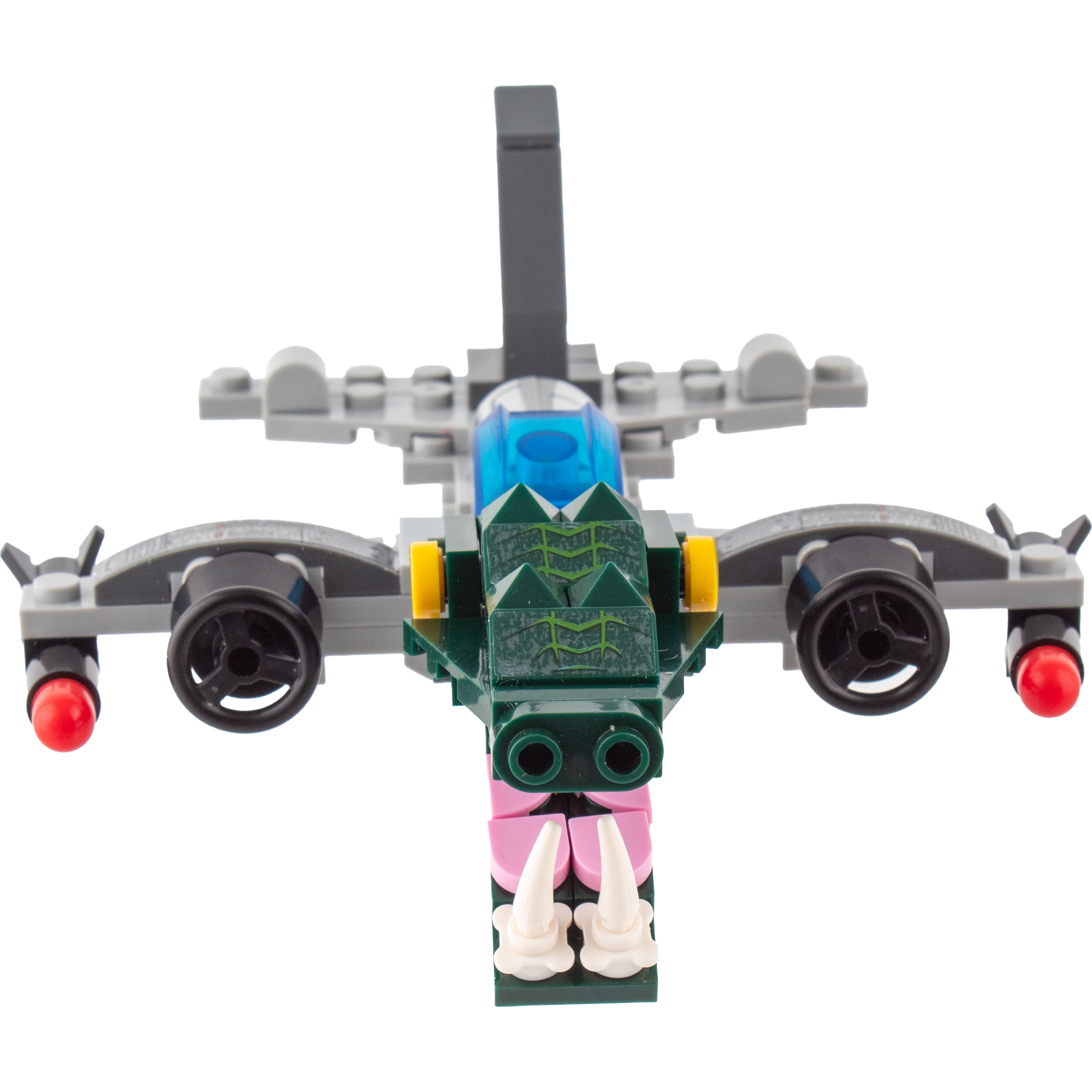 Конструктор KiddiePlay crocodile head bomber 105 дет. - фото 3