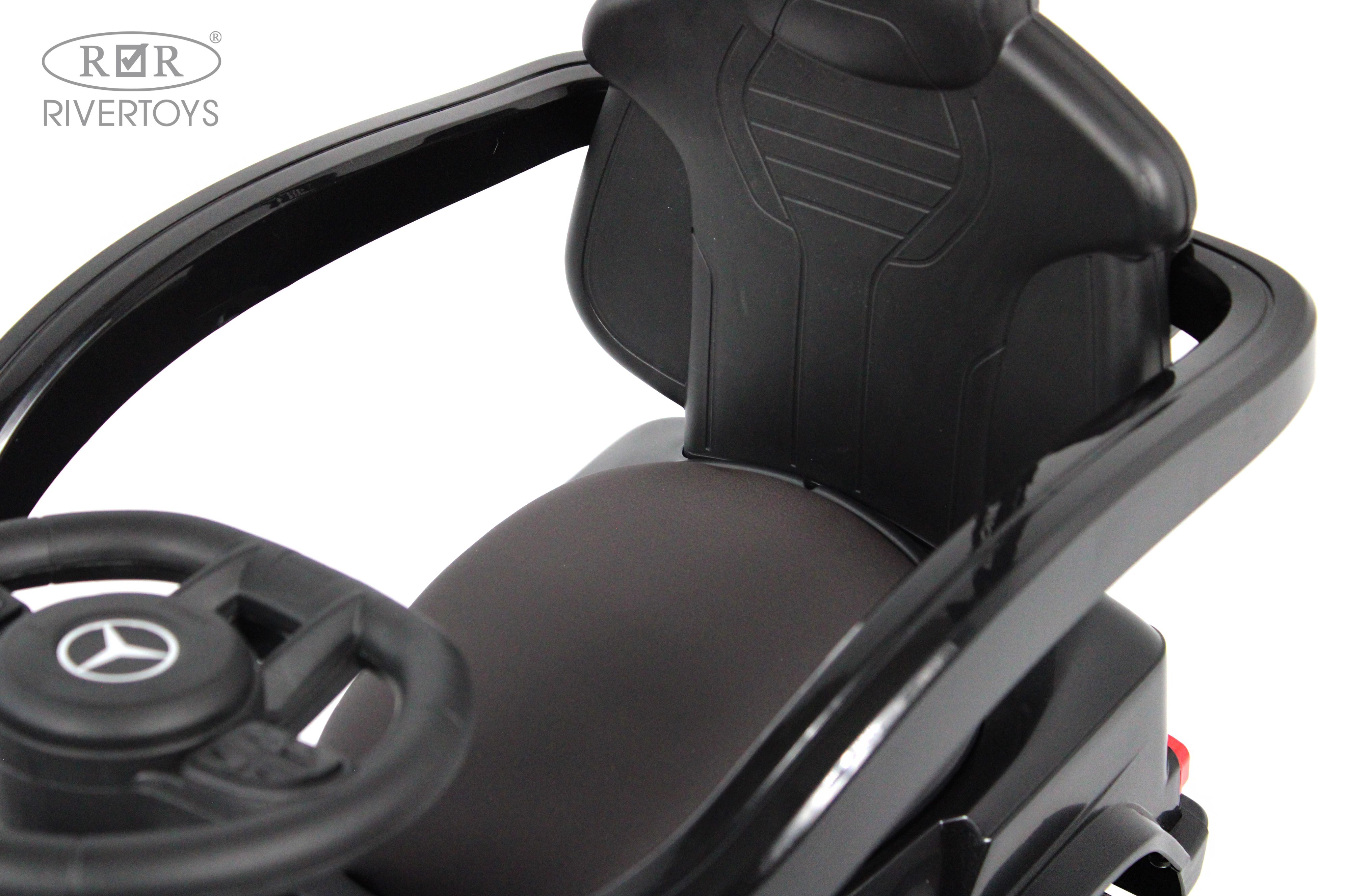 Каталка RIVERTOYS Mercedes-BenzG63 Black Diamond черный - фото 11