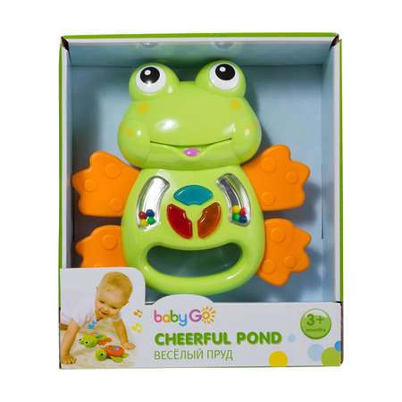 Игрушка BabyGo погремушка Лягушка