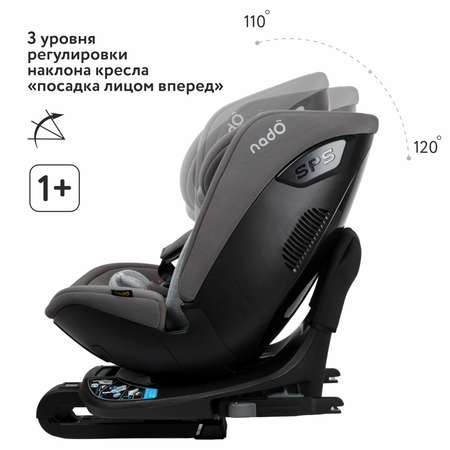 Автокресло nado Coconut ash Isofix 0+/1/2/3 (0-36 кг)
