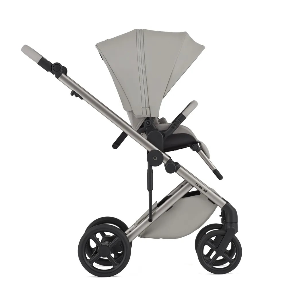 Коляска 2в1 Anex Eli серебряный - фото 4